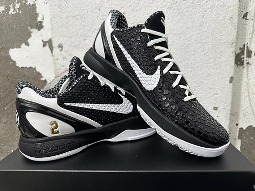 Kobe Bryant 6ta generación blanco y negro 40-50 5